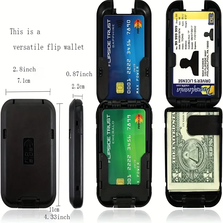 โลหะ ID Bank ผู้ถือบัตรเครดิตกระเป๋าสตางค์ Anti RFID Blocking Minimalist กระเป๋าสตางค์ผู้ชาย Ultra Thin อลูมิเนียมคลิปกระเป๋าผู้ถือเงินสด