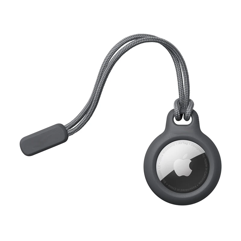 Etui na Apple Airtags Locator z paskiem Pokrowiec ochronny Anti-Lost Brelok do kluczy Airtag Holder Tracker Keys Bags Luggage