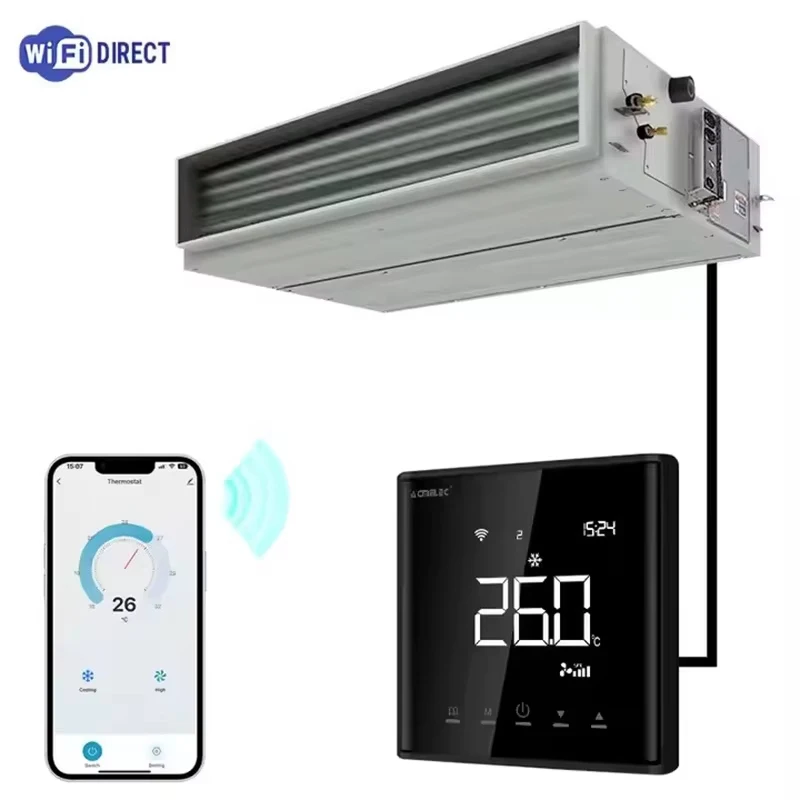 Termostato inteligente de aire acondicionado Tuya Wifi VRF para Google Home Alexa DuerOS Daikin Hitachi
