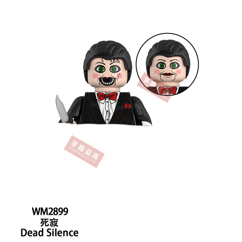 New All Saints' Day Terrifier Ash Chucky Dead silence Building Blocks Model Bricks mini Action toy Figures Toy gift for children