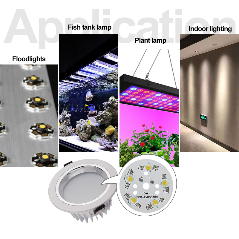 ウォームナチュラルコールドホワイト 1 ワット 3 ワット 5 ワットハイパワー Smd Led チップ電球 UV オレンジ赤青黄植物成長ランプエミッタダイオードビーズ