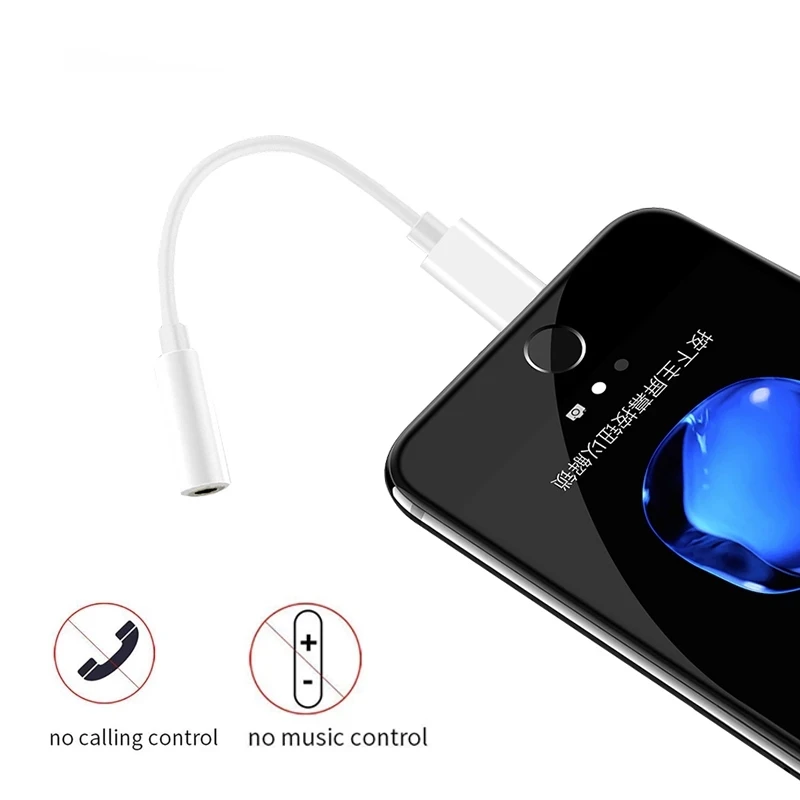 Adaptador de fone de ouvido original para apple iphone 14 13 12 11 pro aux divisor de áudio iluminação para adaptador de 3.5mm cabo jack de fone de ouvido