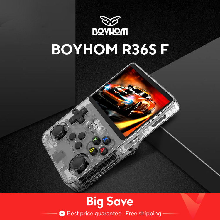 Consola de videojuegos portátil Retro R36S de código abierto, sistema Linux, pantalla IPS de 3,5 pulgadas, reproductor de vídeo portátil de bolsillo, juegos R35S de 64GB