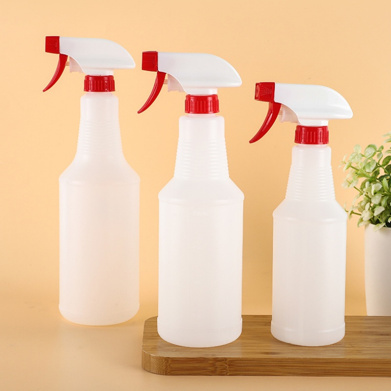 500ML/1000ML Empty Container Portable Spray Bottle Refillable PE/Plastic Atomizer Transparent Multipurpose Gardening Supplies
