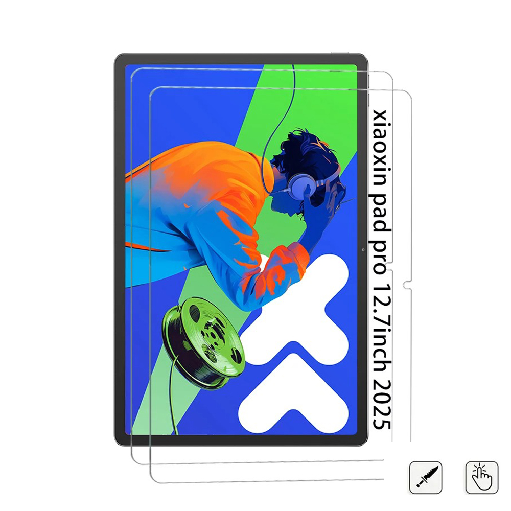 2PCS Gehärtetem Glas Für Lenovo Xiaoxin Pad Pro 12,7 2023 2024 2025 12,7 Screen Protector Für Xiaoxin Pad 2024 11 zoll Glas Film