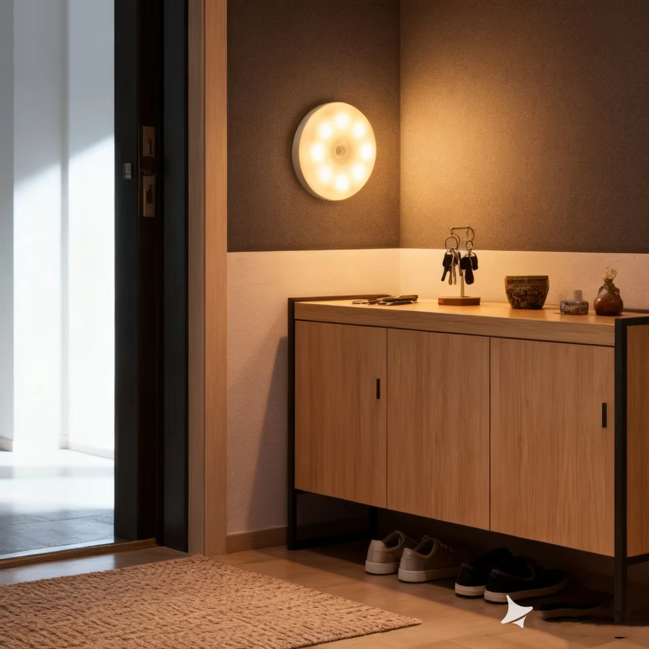 GGbingo HPH Wireless LED Night Light with Motion Sensor USB Rechargeable for Kitchen Cabinet Wardrobe Staircase Closet Lighting