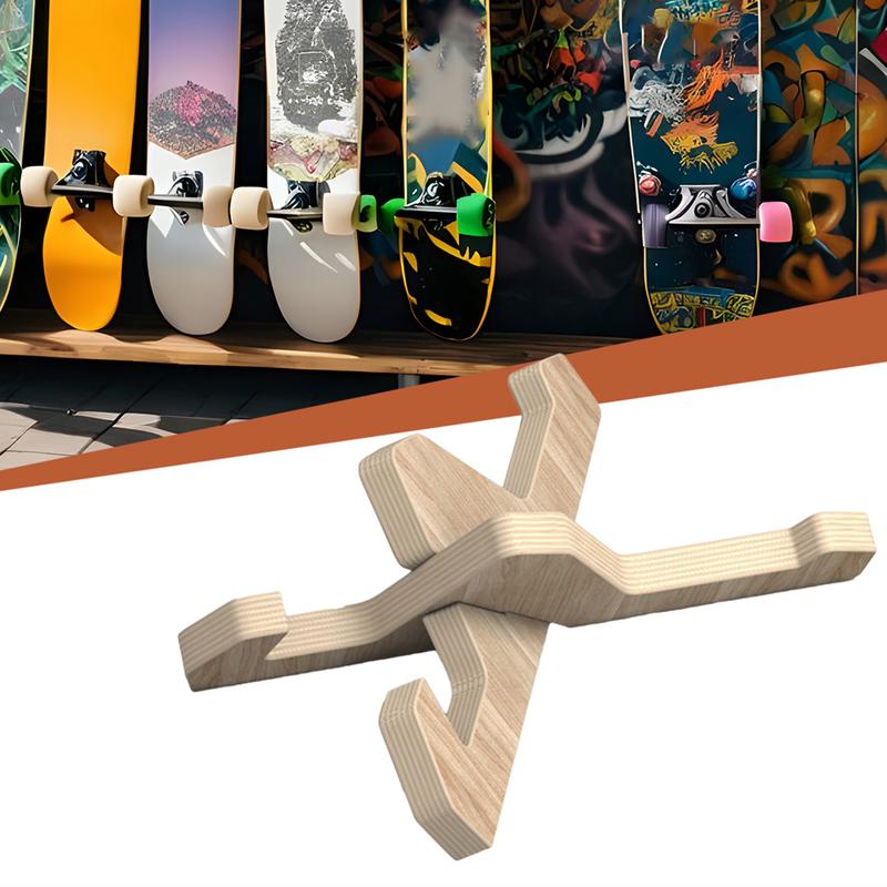 Skateboard-Ständer, 1 Paar Snowboard-Rack, Longboard-Wandhalterung, Snowboard-Hardware für Enthusiasten und Sammler, Familie, Freunde