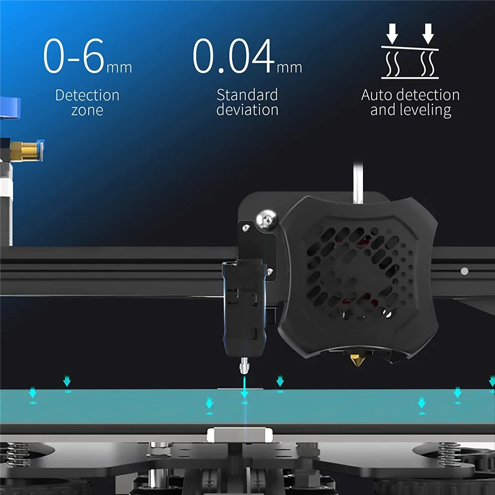 Creality cr sensor de toque peças impressora 3d para Ender-3/Ender-3 v2/Ender-3 pro/ender 5/cr 10 32bit kit nivelamento automático placa suporte