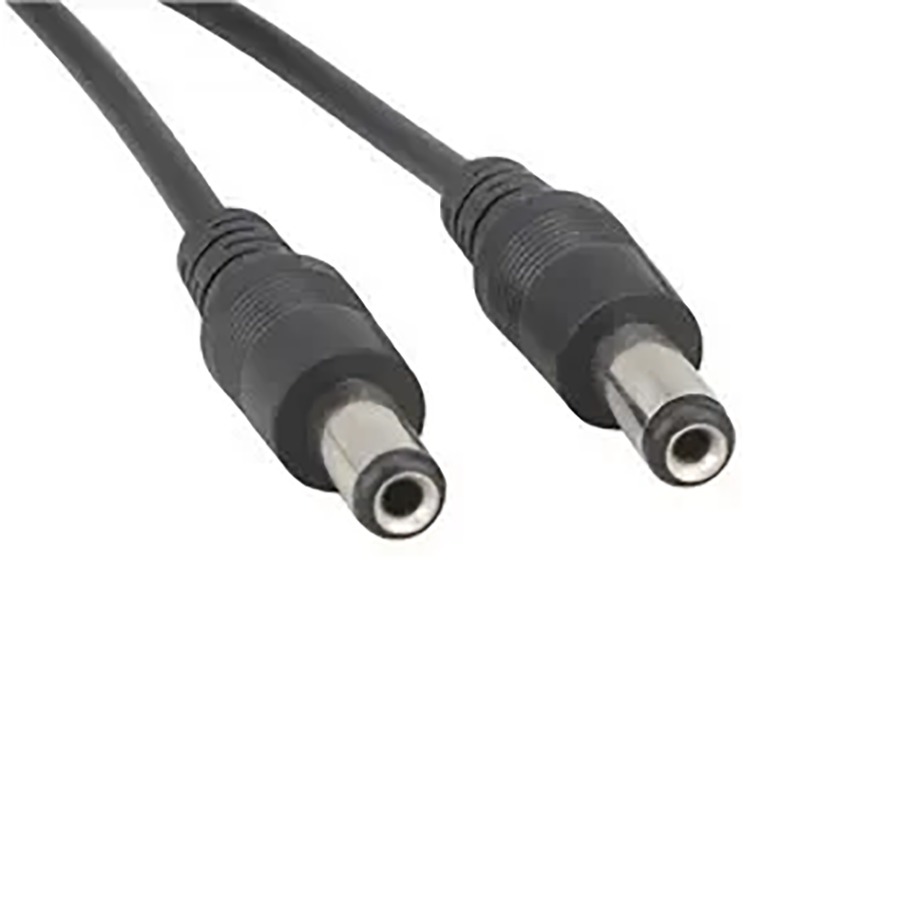 DC 1 Feminino para 2 Masculino Poder Split Splitter Cable, 2.1*5.5mm, câmera CCTV, DVR Acessórios de Segurança, LED Light Strip