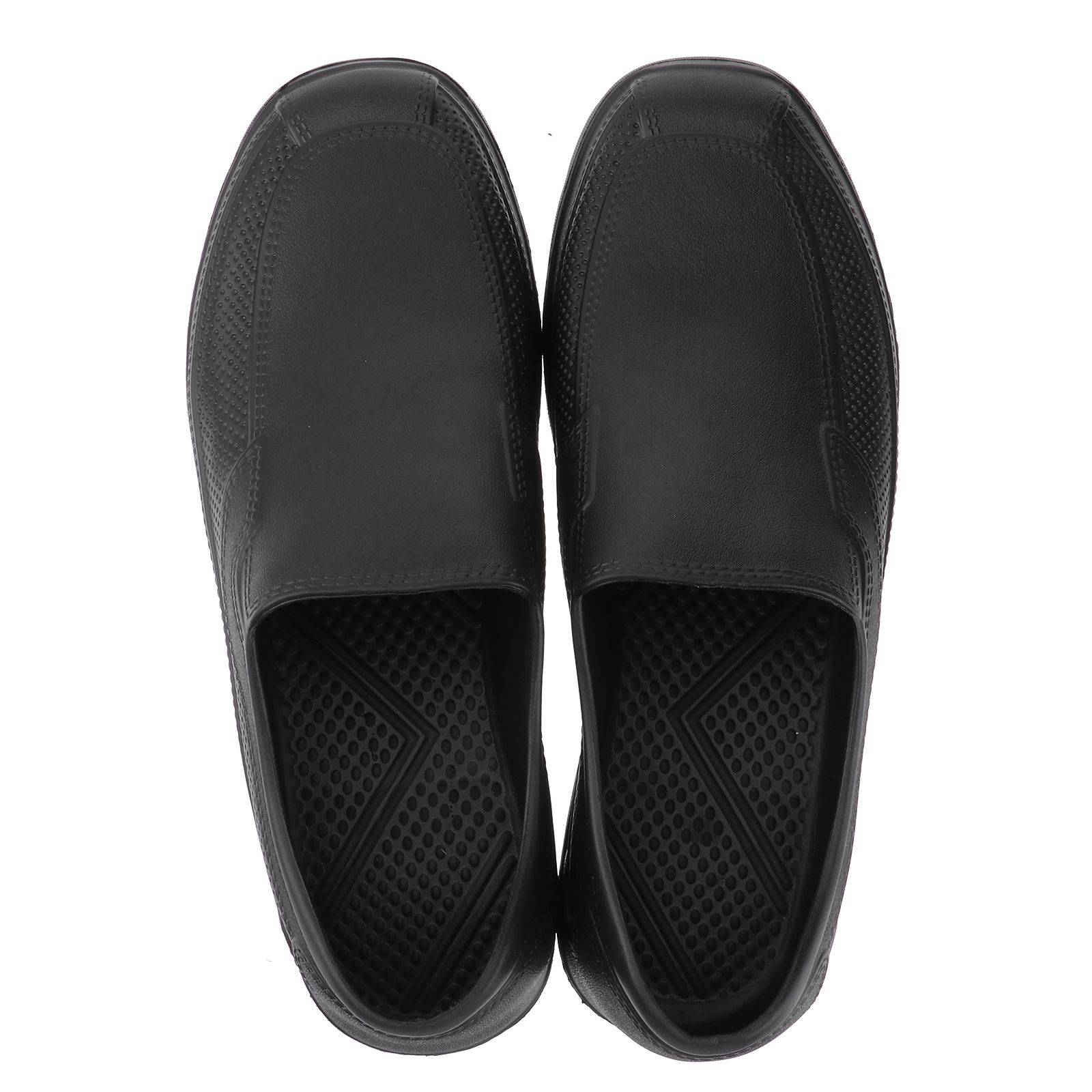 EVA Shoes Non-slip Wear Resistant Chef Shoes Lightweight Comfortable Kitchen Oil-proof Shoes (41 Code, Black)