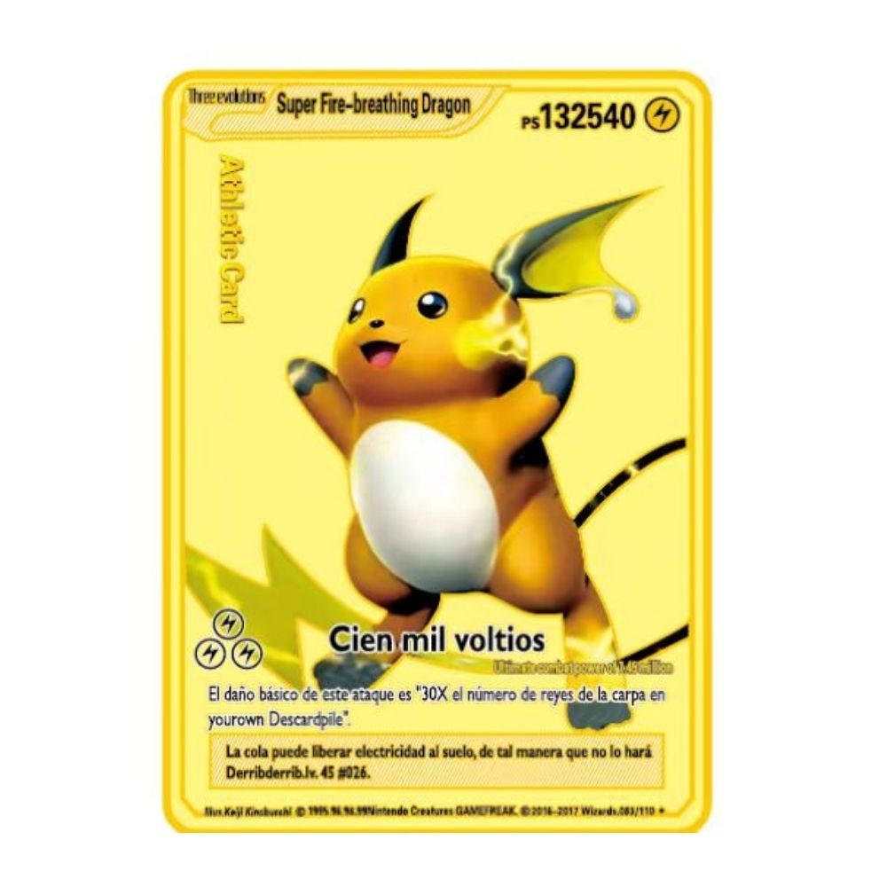 Tarjetas de Pokémon español, letras de Pokémon de Metal, tarjetas de hierro de Pokémon español, Mewtwo Pikachu Gx Charizard Vmax, Cartas Pokémon Vmax, 2022