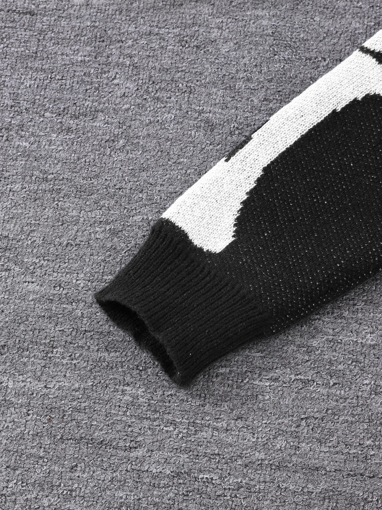 Nowy popularny jesienno-zimowy sweter z żakardowym wzorem z kręgosłupem Casualowy męski sweter z okrągłym dekoltem