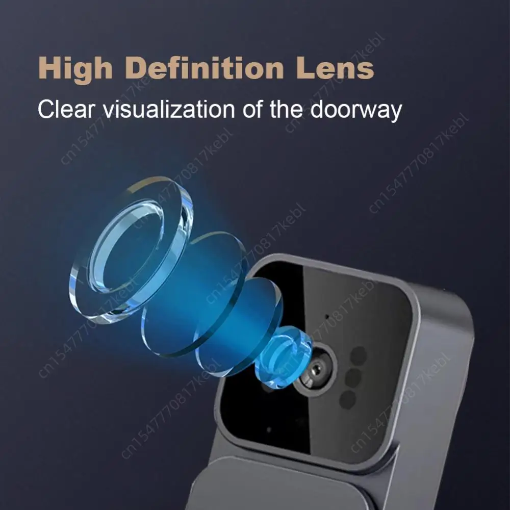 M12 Video Doorbell Wireless 2.4G Bluetooth Automatic Video Recording/Capture By Pressing Noise Reduction Infrared Night Vision