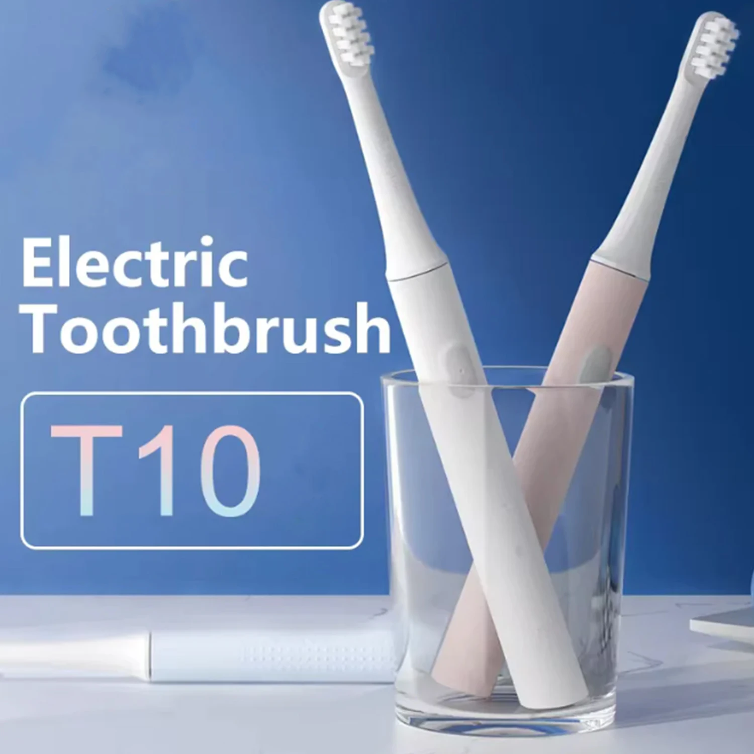 Cepillo de dientes eléctrico sónico T10 Mi cepillo de dientes inteligente resistente al agua IPX7 recargable USB para blanqueamiento de cepillo de dientes