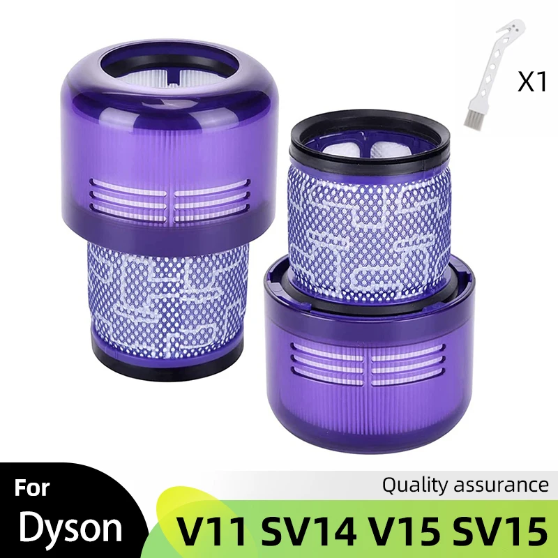Hepa フィルターダイソン V11 V15 SV14 SV22 コードレス真空洗える交換フィルター交換部品 DY- 970013 -02 & 97001302