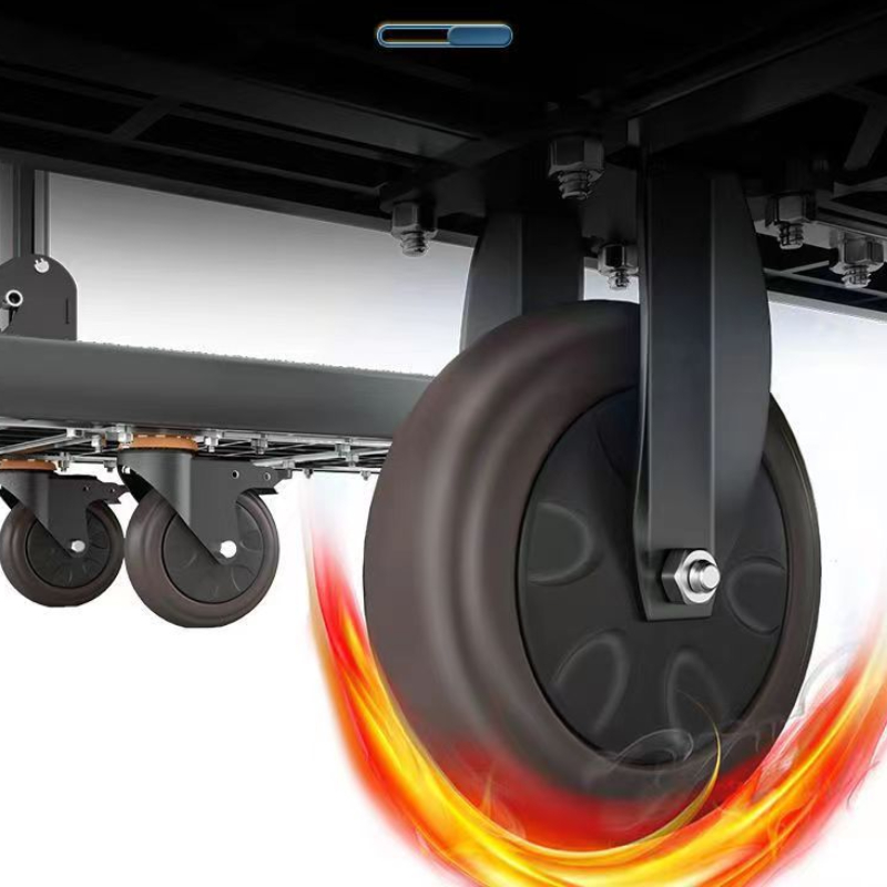 trolley pulling goods four-wheeled flatbed cart pushing goods truck folding trolley express trailer