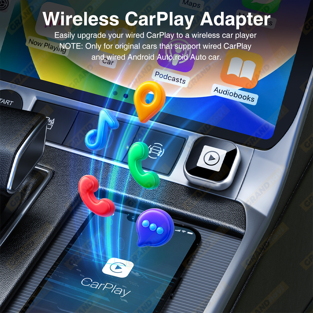 New Wireless CarPlay Android Auto Adapter USB Dongle Smart Mini Box Plug And Play Universal For VW Toyota Nissan Honda Ford Benz