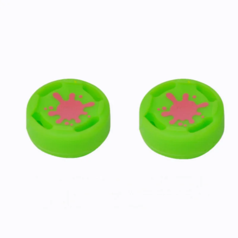 2 uds. Tapa de empuñaduras de pulgar de silicona suave con bonitos dibujos para interruptor Oled Joy Con controlador NS Lite Protector de cubierta de Joystick
