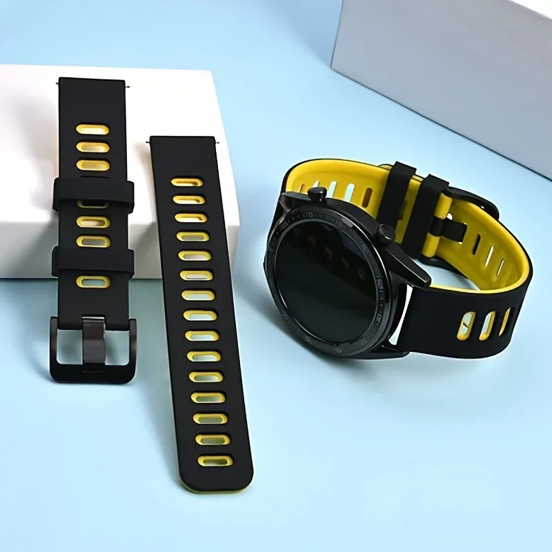 สายซิลิโคนสําหรับ Redmi Watch 5 Active สบาย Correa สําหรับ Redmi นาฬิกา 5 Lite/5 Active Soft สร้อยข้อมือเข็มขัดสําหรับ 22 มม.20 มม.