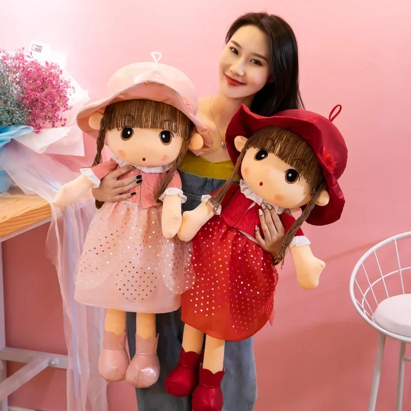 45 ซม.ตุ๊กตาPlushของเล่นเด็กของขวัญวันเกิดตุ๊กตาสาวตุ๊กตาPlushงานแต่งงานRagตุ๊กตาน่ารักRagDollของเล่นสําหรับเด็กผู้หญิงของขวัญ