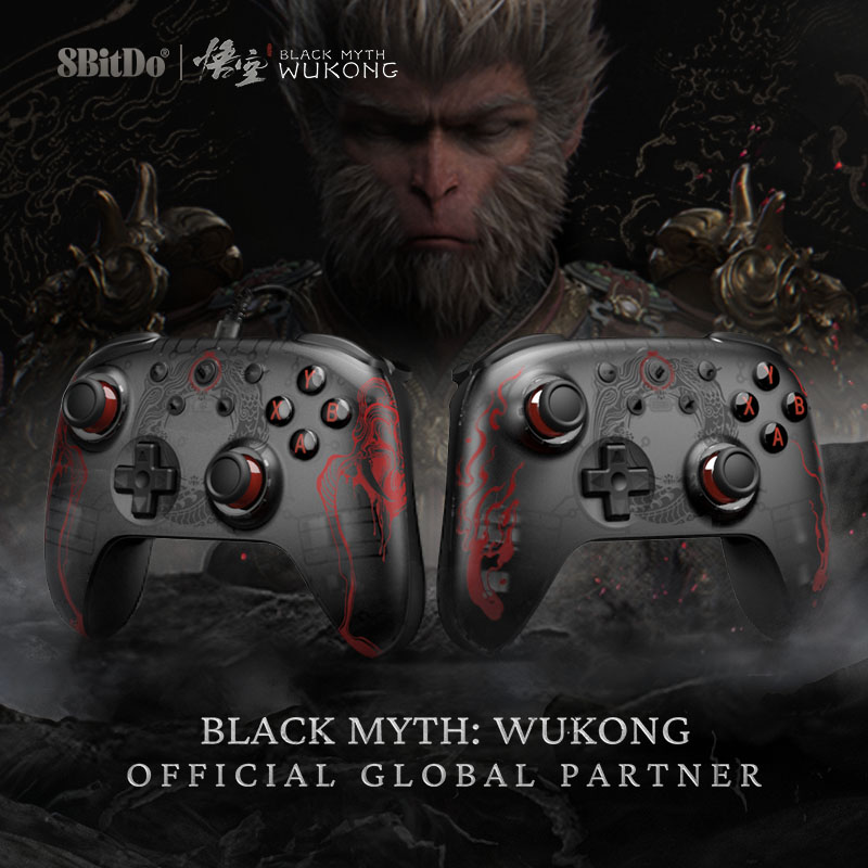 Controlador de juegos con cable inalámbrico 8BitDo-Ultimate 2C para PC, Windows 10,11, SteamDeck, Raspberry Pi, Android - Black Myth: Wukong