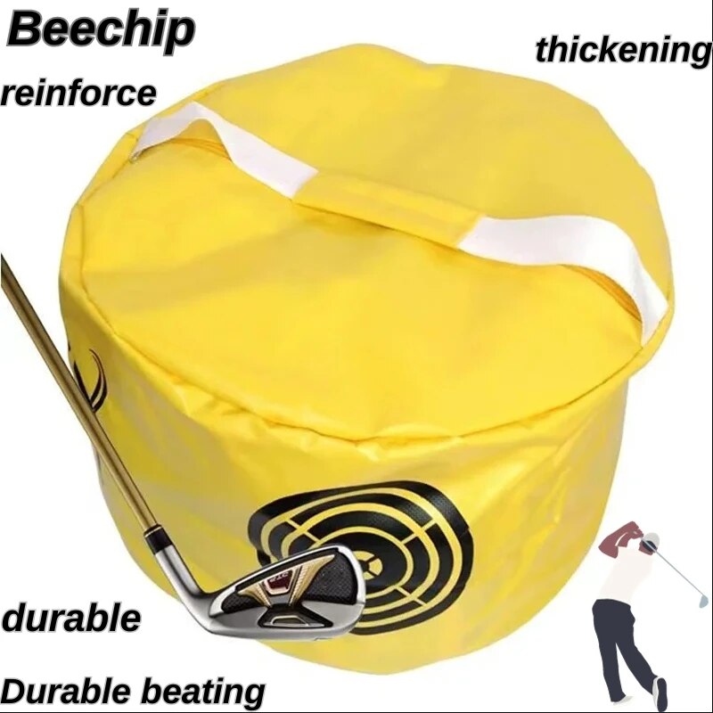 Golf Hitting Bag Portable Multi-Purpose Batting Bag Strength Improvement Accuracy Exerciser Swing Kit Beginner's Aid