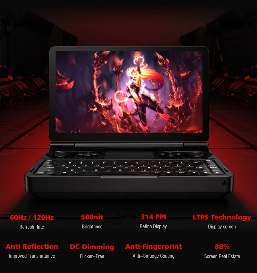 GPD WIN Mini 2025 AMD R7 8840U 32GB RAM 1TB 2TB SSD sistema windows11 de 7 pulgadas mini pc portátil consola de juegos