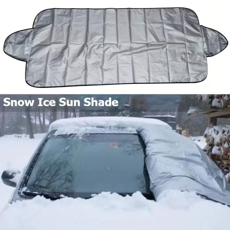 Universele autovoorruit sneeuwhoes - Frost Ice regen- en zonbeschermer voor de meeste auto's en SUV's, 1PC autovoorruitschild