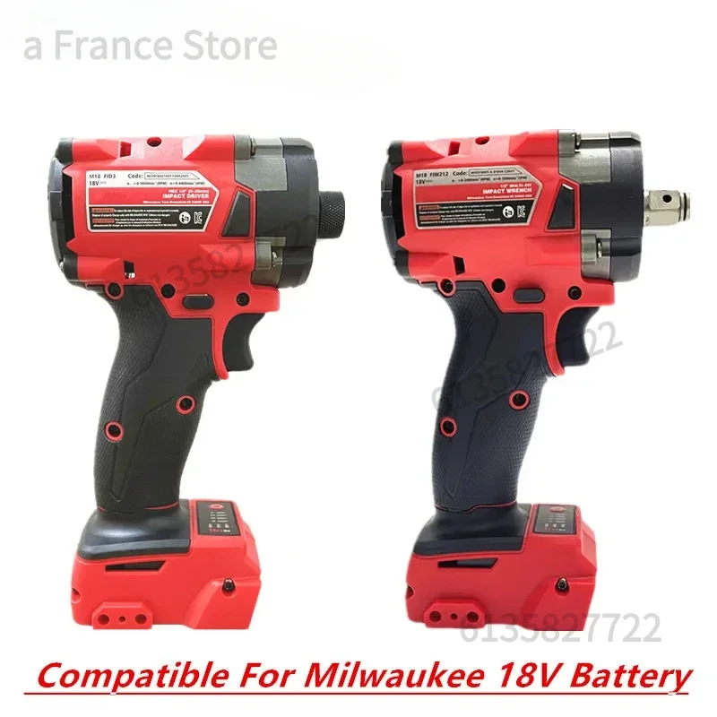 Compatibel Voor Milwaukee 18V Batterij Elektrische Accusleutel Borstelloze Schroevendraaier Klopboormachine Elektrisch Gereedschap Auto Vrachtwagen Reparatie