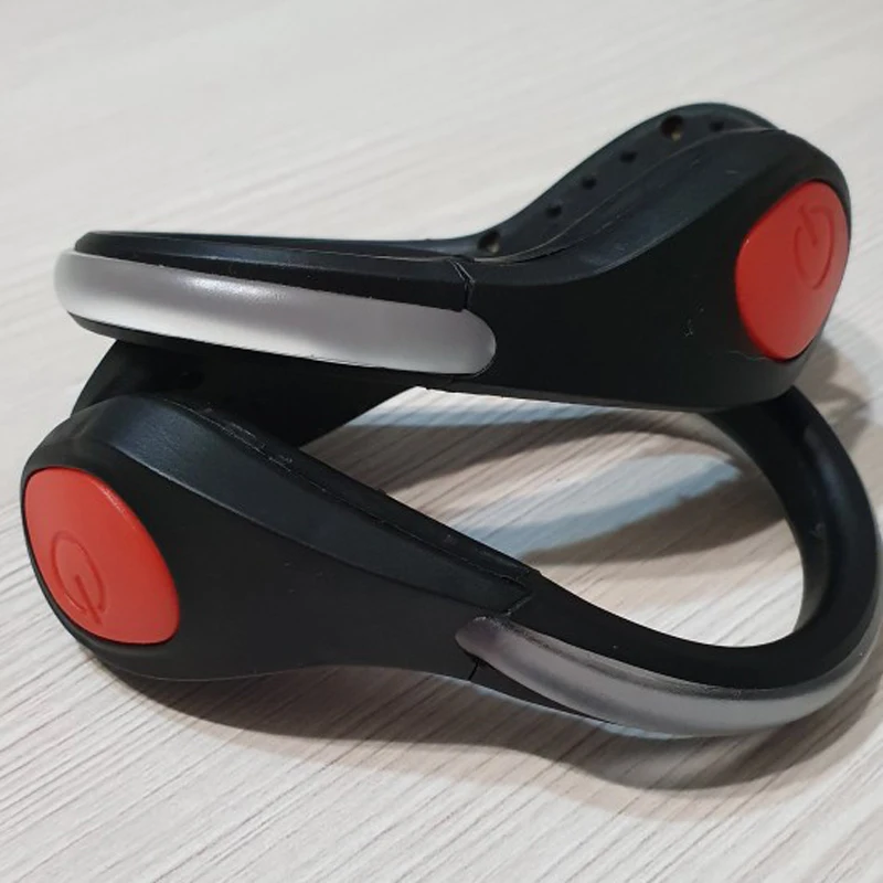 Réinitialisation de chaussure lumineux à LED, clip de chaussure, lumière forte, avertissement de sécurité nocturne, course à pied, vélo, vélo