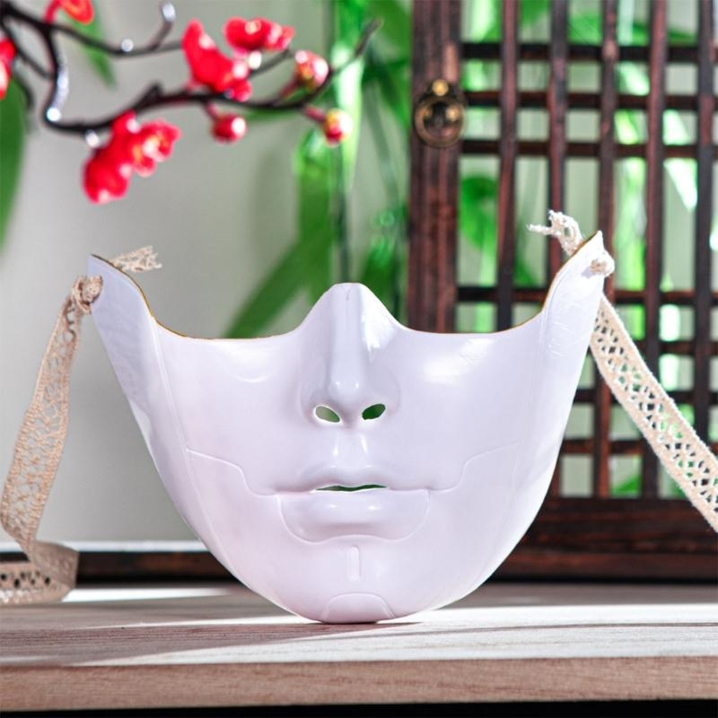 Masque de Cosplay de miles Unisexe, Demi-Visage Mécanique pour Carnaval, Halloween, Habillage de ix