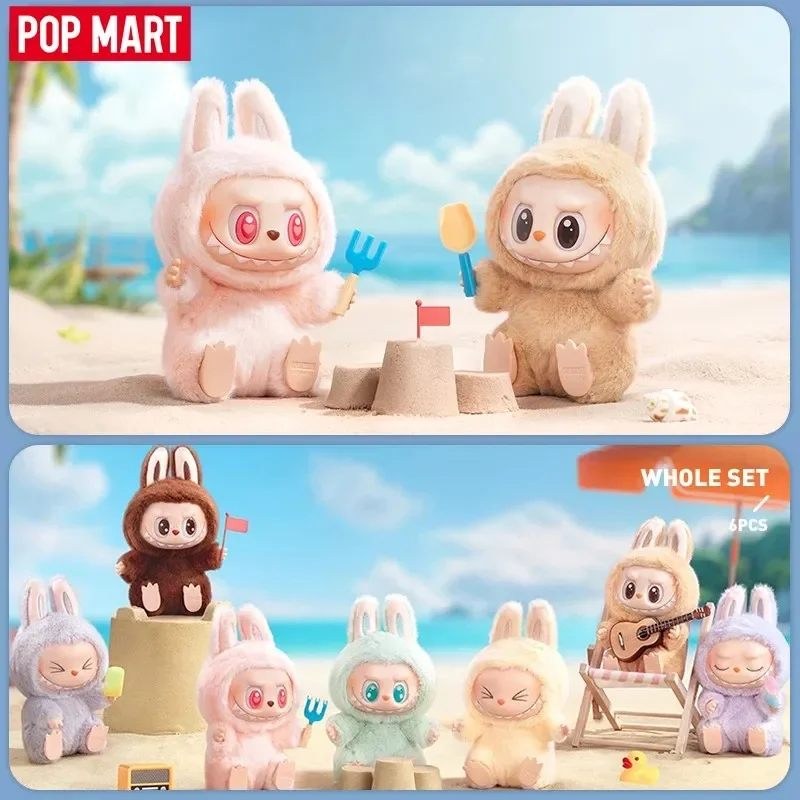 POP MART DE MONSTERS LABUBU - Heb een Seat Serie Vinyl Pluche Blind Box Guess Bag Speelgoed Pop Leuke Anime Figuur Desktop Ornam