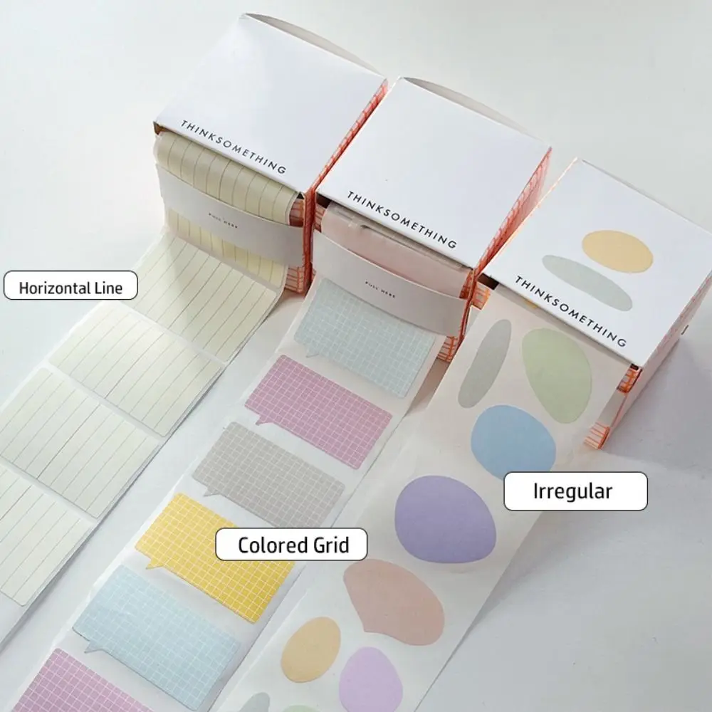 100PCS/Set Pull-out Memo Pad Creative Sticky Note Full Adhesive Labels Stickers DIY Scrapbook Sticker Student Tearable Notepad