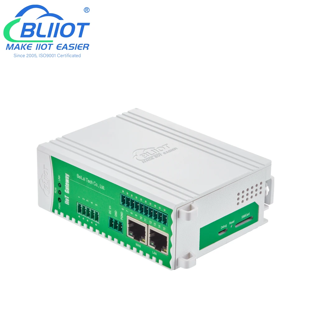PLC a Modbus RTU/TCP Protocolo Gateway IoT Gateway BL120PM