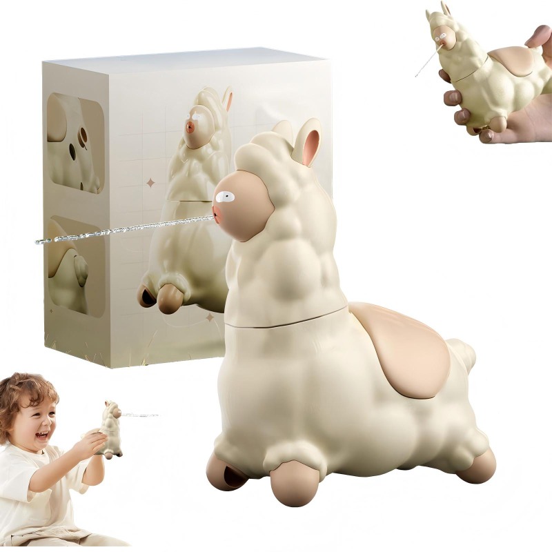 Spucken Lama Wasser Spielzeug Spritzpistole Alpaka Interaktive Wasser Sprayer mit Kopfschütteln Sommer Hinterhof Strand Badewanne Wasser Spielen