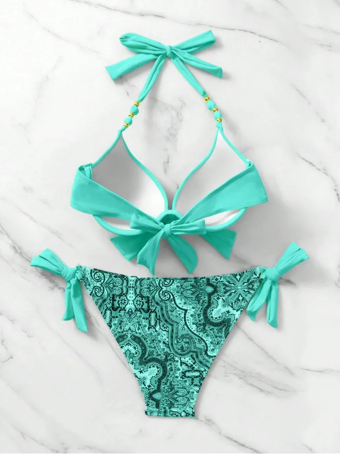Sexy Push Up Bikini 2024 femmes maillot de bain maillot de bain deux pièces femme string Bikinis ensemble natation pour maillots de bain brésilien Biquini