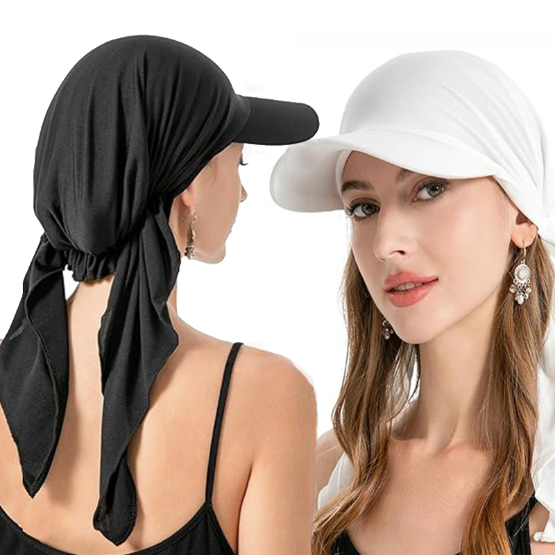 Neue Instant Hijabs Kappe für Frauen Motorhaube Voile muslimische Sonnen hüte Schal Wrap Baseball mützen Bandana Hijab Motorhaube Turban