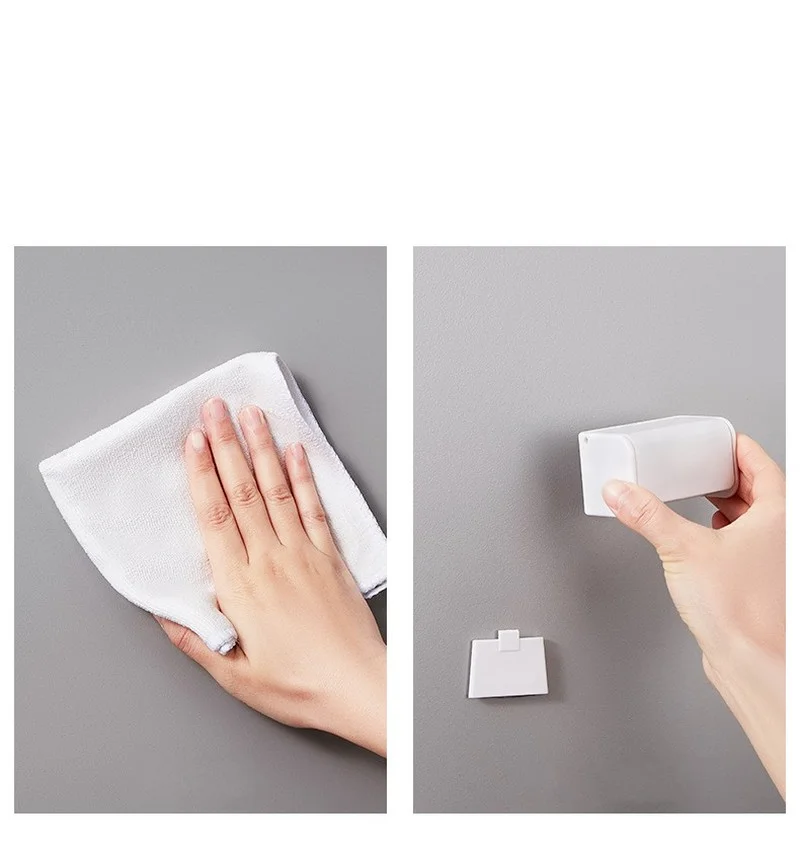 Держатель для зубных щеток в ванной комнате, настенная полка для зубной пасты, держатель для хранения зубных щеток без перфорации, аксессуары для ванной комнаты