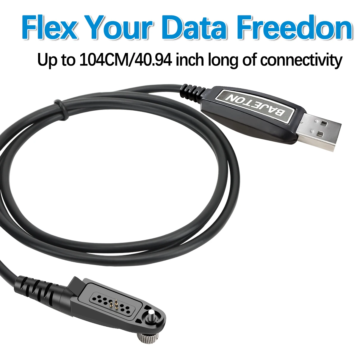 BAJETON Cable de programación USB Original para Bajeton BJ-9000 Radtel RT-950 RT-950 PRO Ham Radio