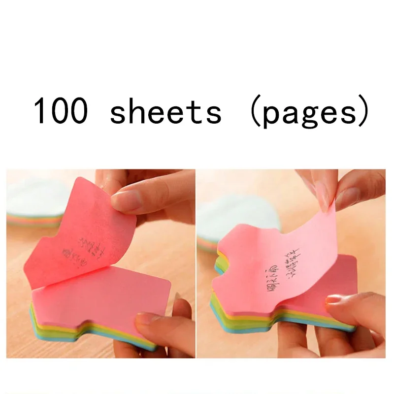 Jonvon Satone 100 Trang Nhiều Màu Nota De Papel Memo Pad Note Giấy Dán Ghi Chú Xước Đăng Giấy Dán Ghi Chú GiấY Dán Văn Phòng Phẩm