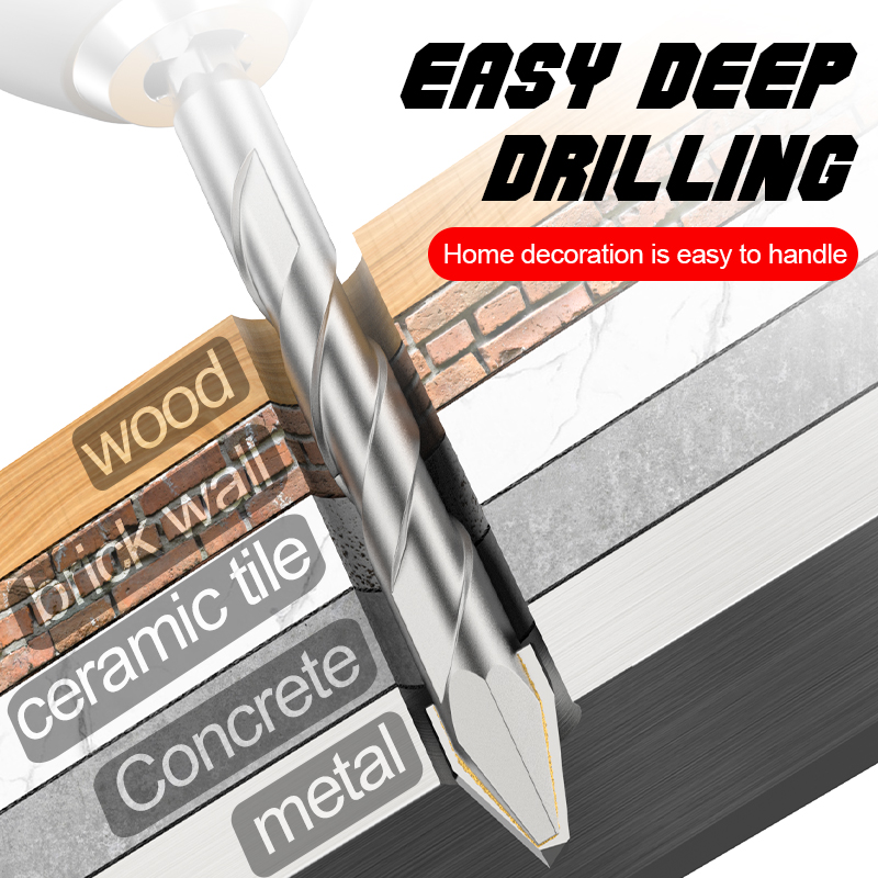 LIDAO 1/10pcs เจาะกระเบื้องเจาะ Shank 6.35 มม.แก้วซีเมนต์โลหะหินอ่อนความแข็งสูงไฟฟ้าเจาะอุปกรณ์เสริมเครื่องมือแห้ง