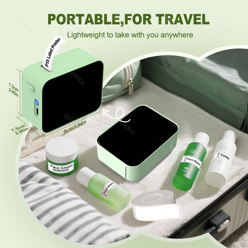 Marklife P15 Draadloze Bluetooth Labelprinter Draagbare Thermische Printer Vergelijkbaar als D11 D110 D101 Label Machine Mini Label Maker