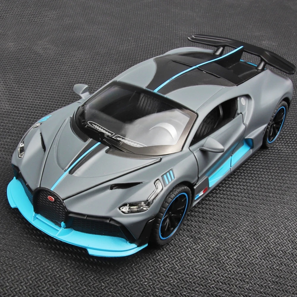 Model voor Bugatti Metalen Voertuig Racing Legering Model Auto Miniatuur Diecast 1:32