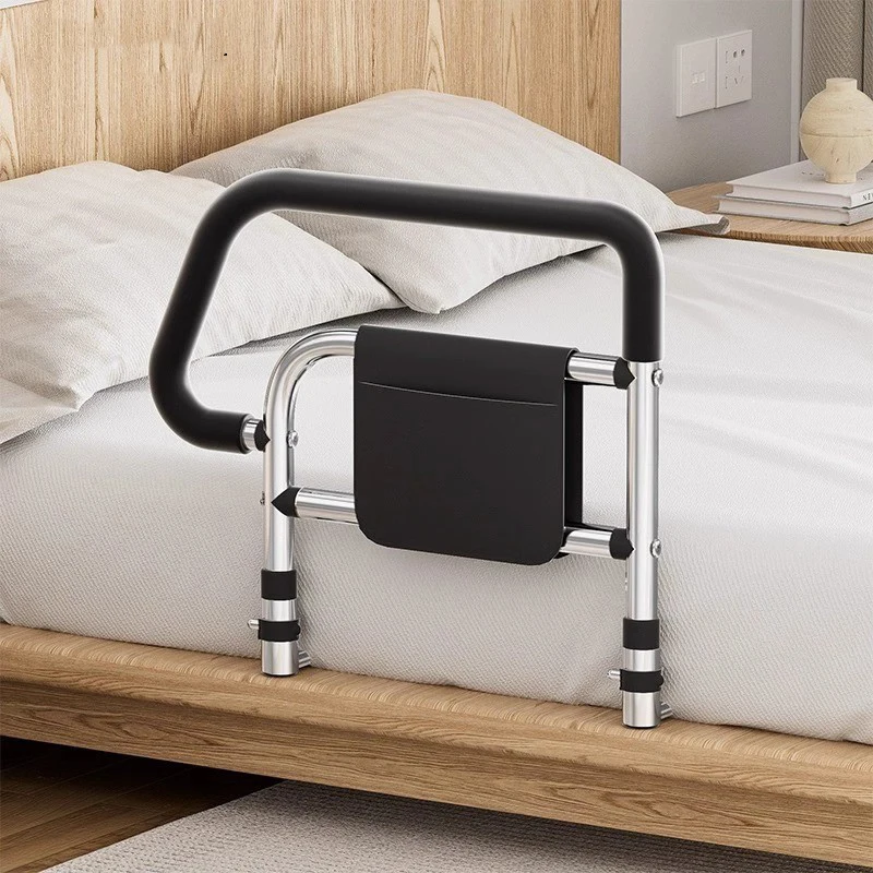 Trilhos de cama sênior com alça lateral, altura de segurança para deficientes, trilhos de cama sênior, segurança letto, corrimão de segurança, móveis para idosos