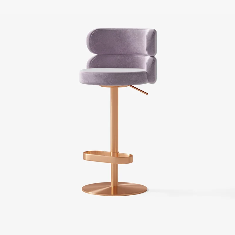 High Stool Kitchen Lightweight Chair Swivel Design Home Bar Cheap Counter Stools Furniture Comfortable Metal Chairs Height