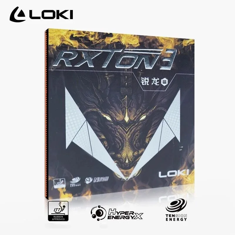 オリジナル LOKI RXTON 3 スティッキー卓球ラバーピンポンゴムスポンジテーブルテニスケーキスポンジピンポンアクセサリー