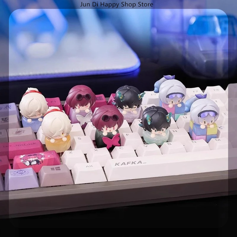 Honkai: Star Rail Fingertip Keycap Serie miHoYo Blind Box Modell Cartoon Collection Heimdekoration Überraschungsgeschenk Auf Lager