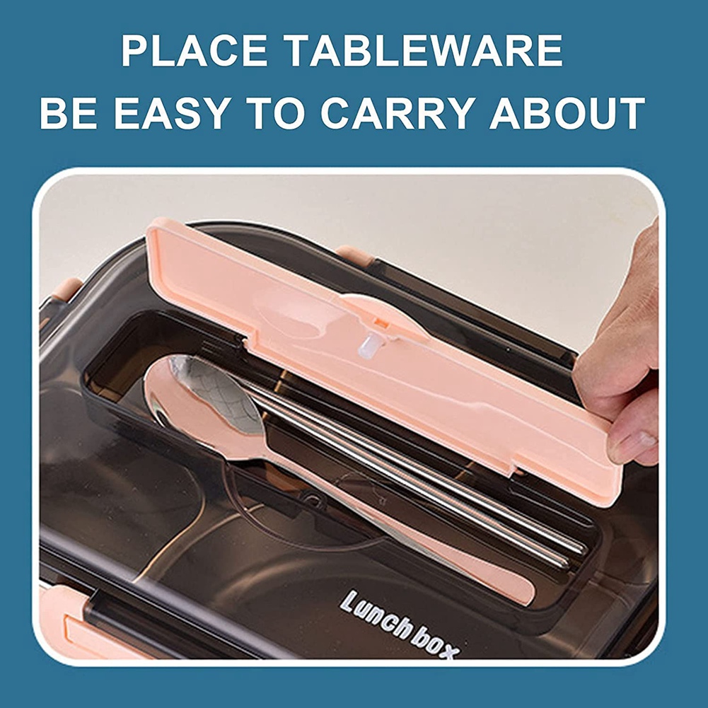 Caixas bento de 1,5l para estudantes, conjunto de talheres de lancheira bento com isolamento térmico, recipientes de almoço para crianças, lancheira, 3