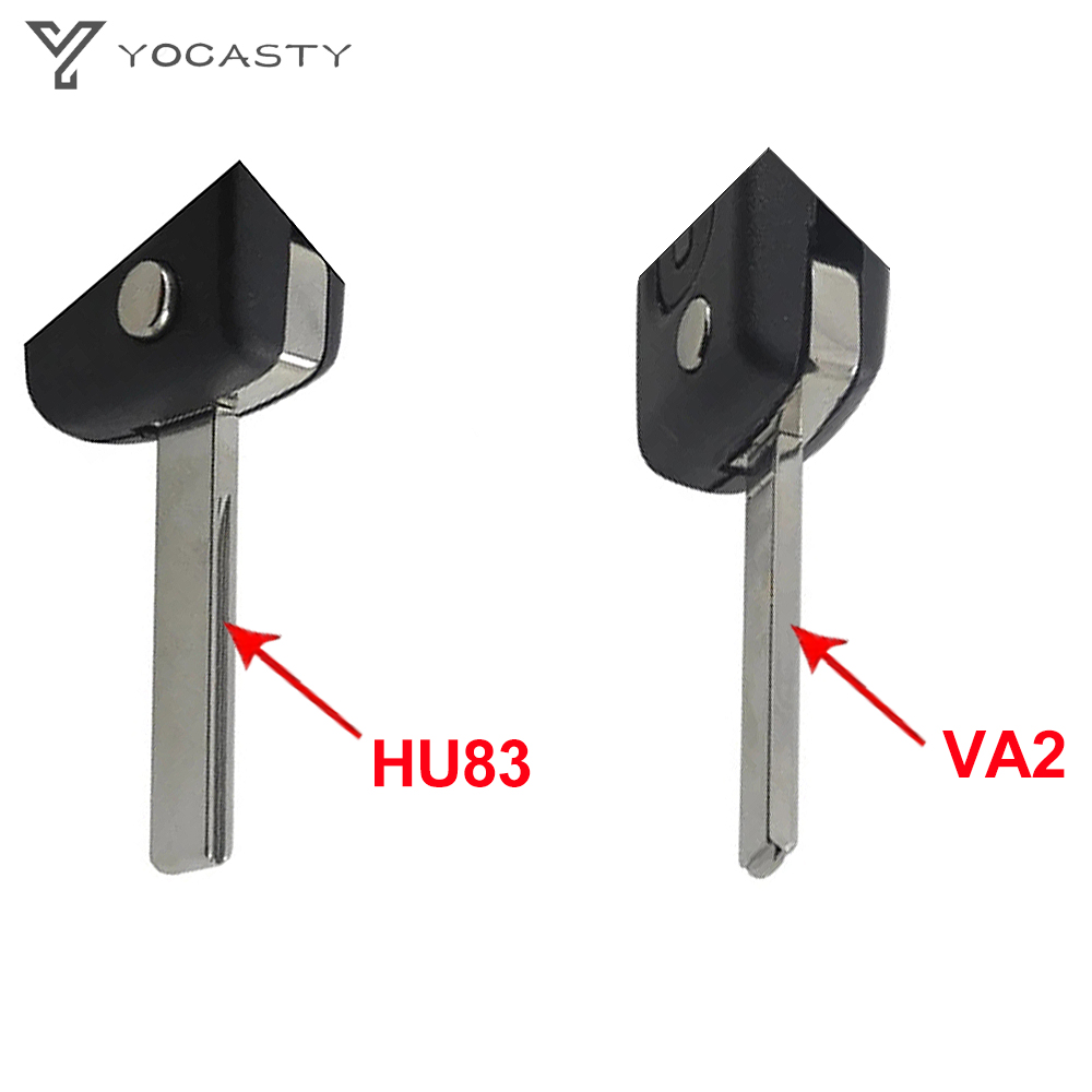 YOCASTY para Citroen C2 C3 C4 C5 C6 Xsara Berlingo para Peugeot 207 307 308 407 607 807 funda con tapa para llave a distancia de coche HU83 VA2