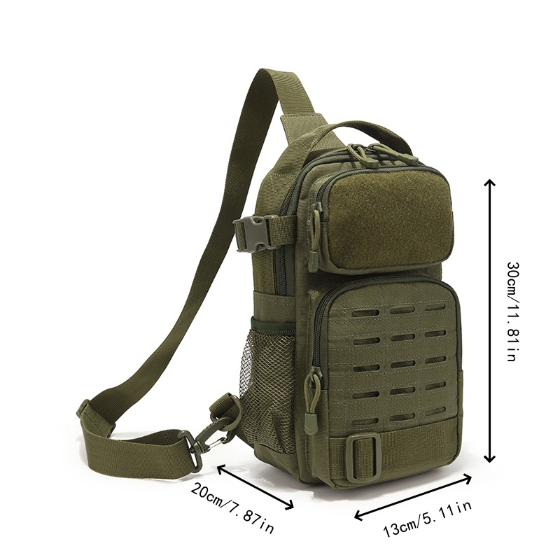 Outdoor borsttas heren en dames multifunctionele crossbody tas met grote capaciteit, schoudertas